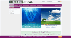 Desktop Screenshot of dharma-music.com